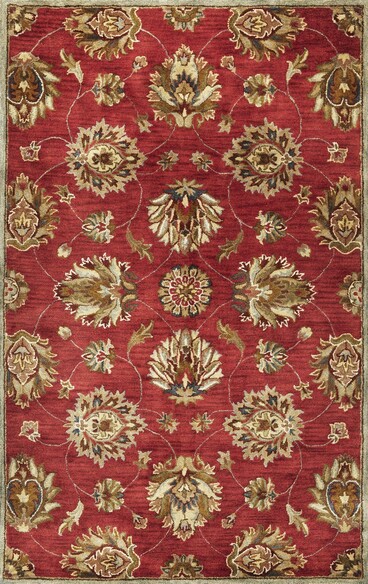 KAS Syriana  6003 Red Allover Kashan